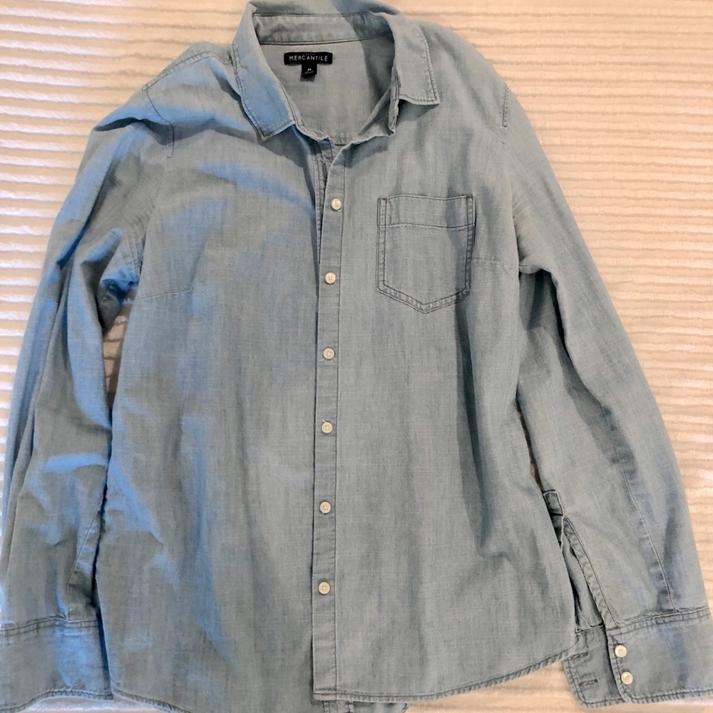 COPY - J.Crew Mercantile Chambray Shirt